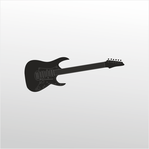 Folyo Sticker Elektro Gitar 160cm Uzunluk