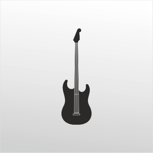 Folyo Sticker Elektro Gitar 70cm Uzunluk