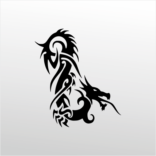 Folyo Sticker Ejderha 20cm uzunluk