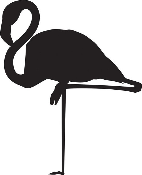 Folyo Sticker Flamingo 200cm Uzunluk