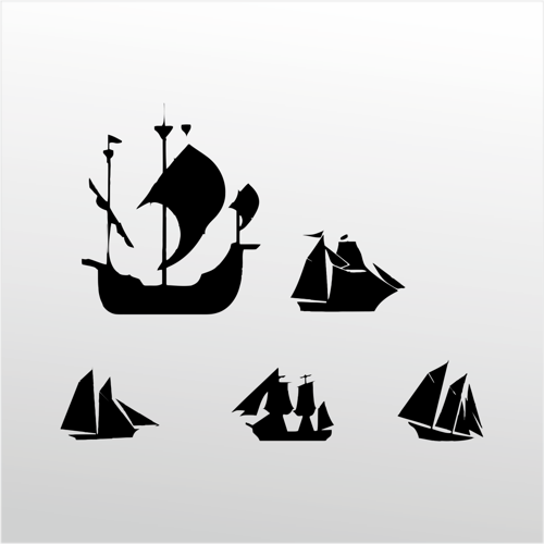 Folyo Sticker Gemiler 50cm Uzunluk