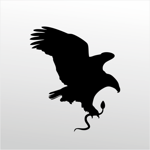 Folyo Sticker Kartal 20cm uzunluk