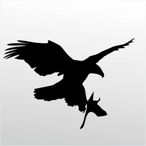Folyo Sticker Kartal 160cm Uzunluk
