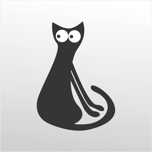 Folyo Sticker Kedi 30cm Uzunluk