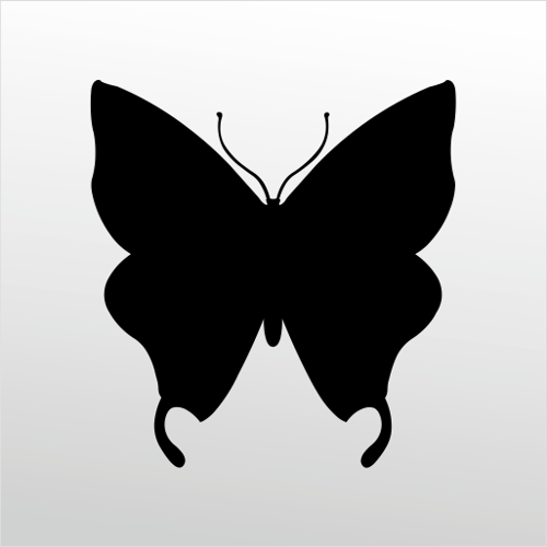 Folyo Sticker Kelebek 20cm uzunluk