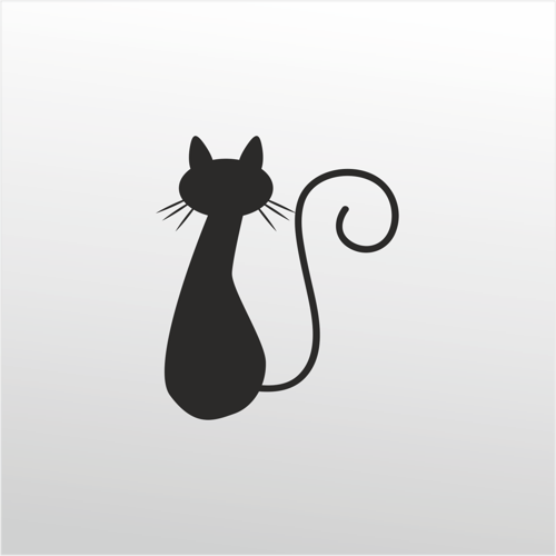 Folyo Sticker Kedi 40cm Uzunluk