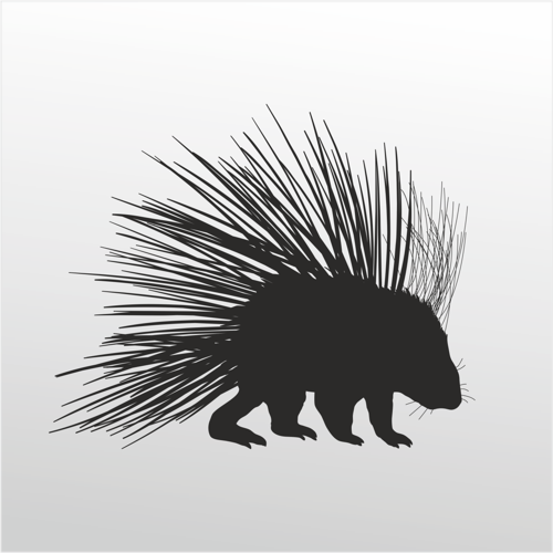 Folyo Sticker Kirpi 40cm Uzunluk