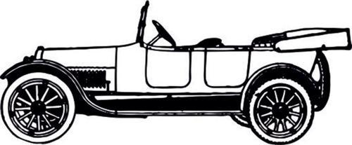 Folyo Sticker Klasik Araba 160cm Uzunluk