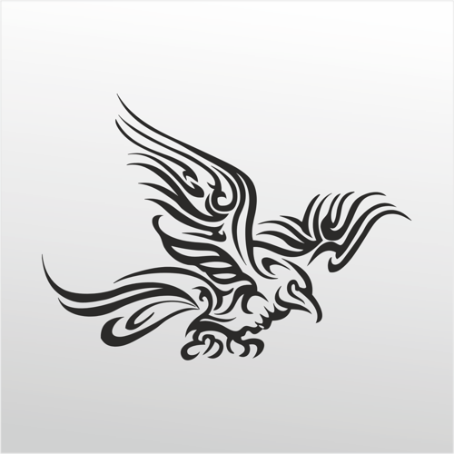 Folyo Sticker Kuş Deseni 130cm Uzunluk