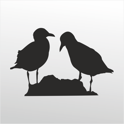 Folyo Sticker Kuşlar 90 cm uzunluk