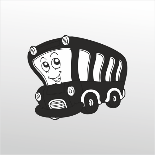 Folyo Sticker Minibüs 20cm uzunluk