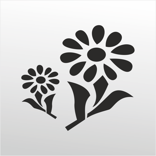 Folyo Sticker Papatya 100cm Uzunluk