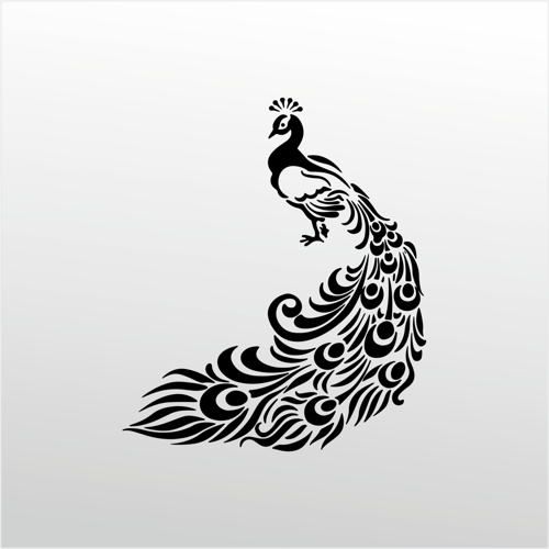 Folyo Sticker Tavuz Kuşu 30cm Uzunluk