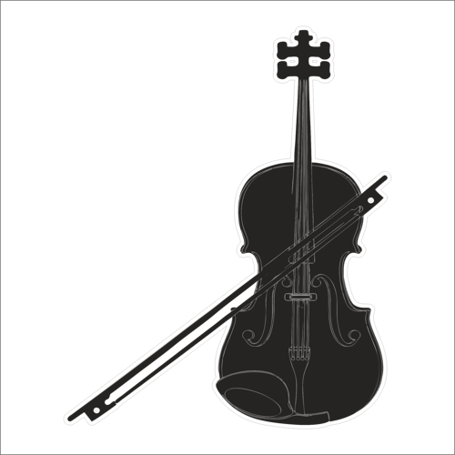 KEMAN FOLYO STİCKER 80cm Uzunluk