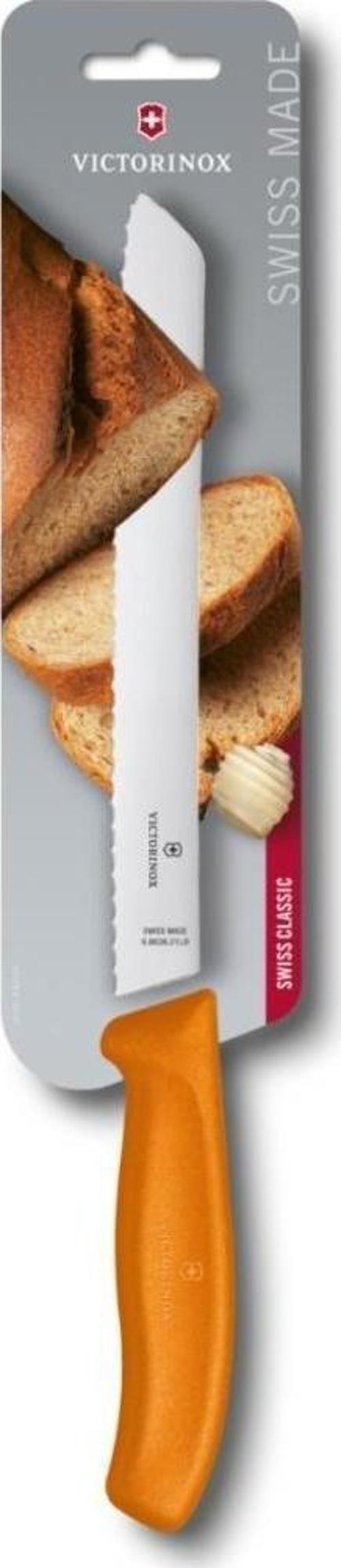 Swiss Classic 21cm Ekmek Bıçağı Turuncu 6.8636.21L9B