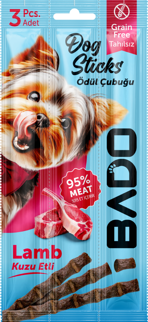 Köpek Ödül Çubuğu Kuzu Etli 3X5gr