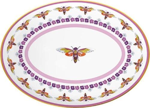 Amazzonıa Oval Tabak 26 cm Porselen