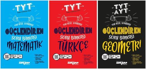 Ankara 2025 Tyt Matematik + Türkçe + Geometri Güçlendiren Soru Bankası Seti 3 Kitap