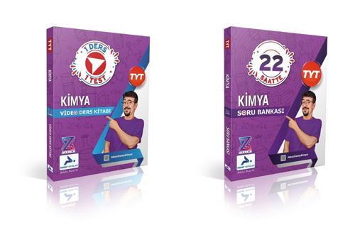 Paraf Z Takım 2025 Tyt Kimya Meschemykimya Video Ders Kitabı + Soru Bankası Seti 2 Kitap