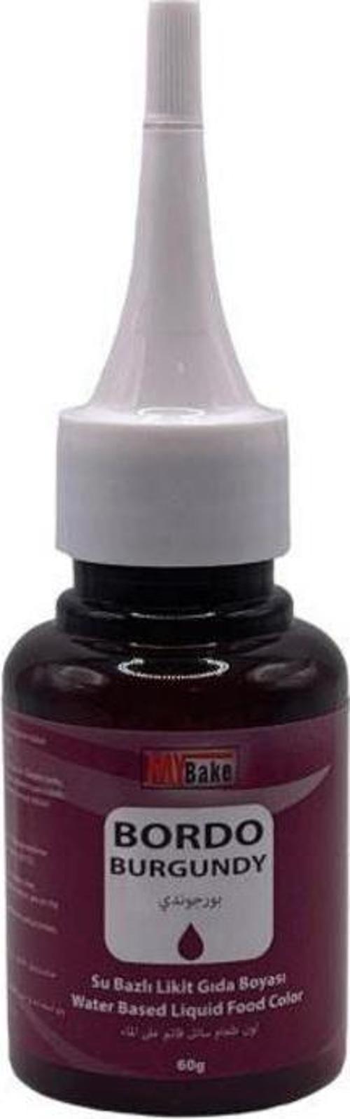 SU BAZLI LİKİT GIDA BOYASI BORDO