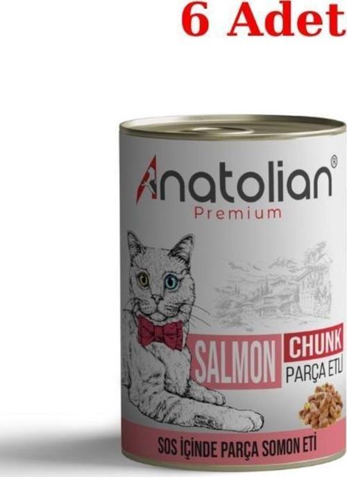 Adult Salmon Somonlu Yetişkin Kedi Konservesi 400 gr 6 Adet