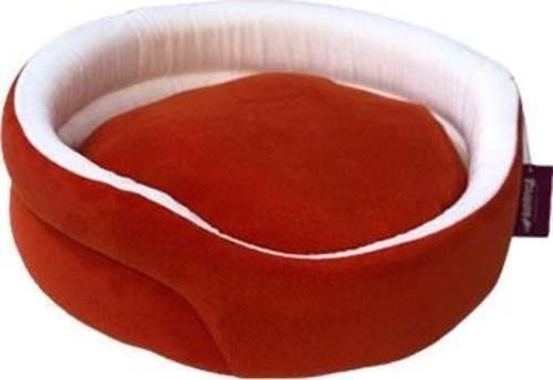 Ağızlıklı Sepet Kedi ve Küçük Irk Köpek Yatağı Turuncu