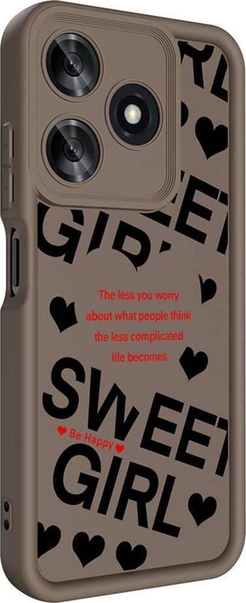 Tecno Spark 10 4G Kılıf Kamera Korumalı Baskılı Arka Yüzey Klas Kapak