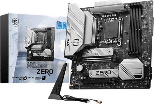 MSI B760M Project Zero Wifi DDR5 1700P Hdmi Dp