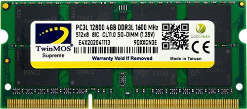 TwinMOS 4GB DDR3 1600MHz (MDD3L4GB1600N)(NB)