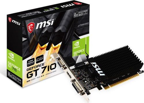 MSI GeForce GT 710 2GB 2GD3H D3 64Bit Low Profile