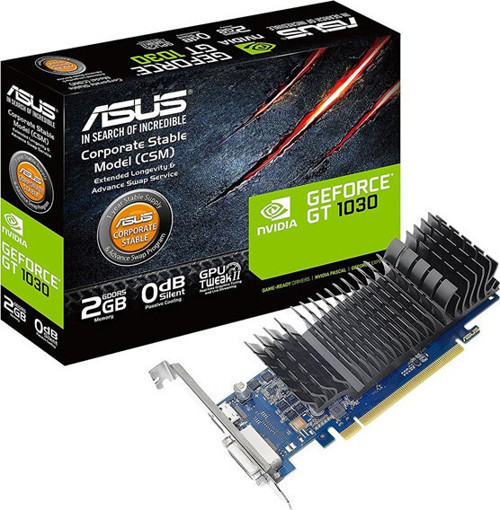 Asus GeForce GT 1030 2GB GDDR5 Dvi Hdmi 64Bit