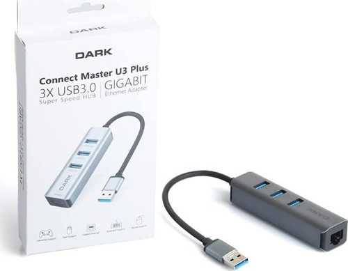 Dark DK-AC-USB332GL USB3.0 to 3xUSB3.0+RJ45 Çevrci