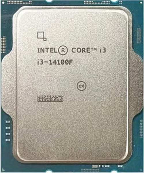 CORE i3 14100F 17MB 4çekirdekli VGA YOK 1700p 58w Kutusuz+Fansız