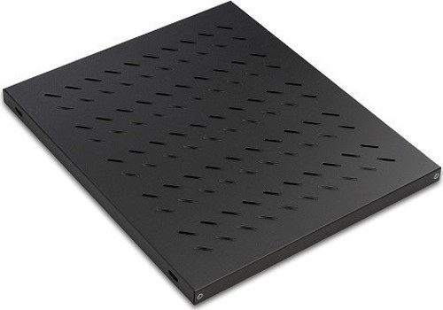 Dikili Tip 19" 1U D800mm için Sabit Siyah Raf Modülü AA-SBT80-A-S1