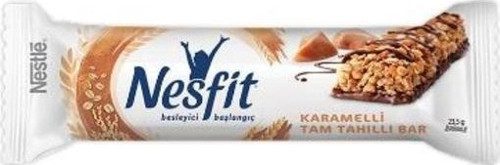 Nesfit Karamelli Tam Tahıllı Bar 23,5 Gr. (4'lü)