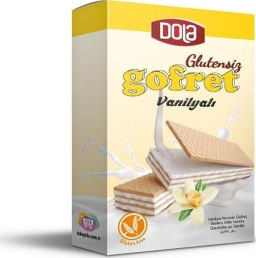 Glutensiz Vanilyalı Gofret 100 Gr. (24'lü)