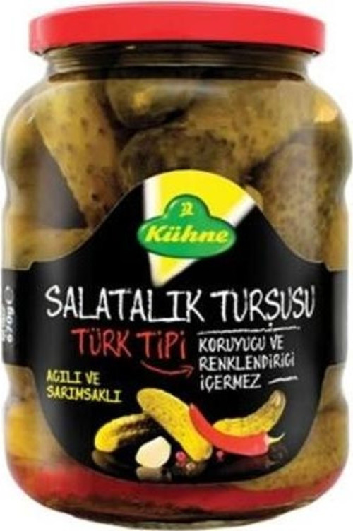 4'lü Kühne Turşu Salatalık Türk Tipi 670 Gr.