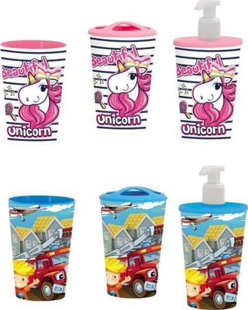 Desenli Banyo Seti (Karışık Model 1 Adet)