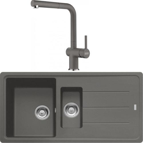 Basis BFG 651 Stone Grey Granit Eviye-Active Plus Doccia 2.0 Batarya Seti