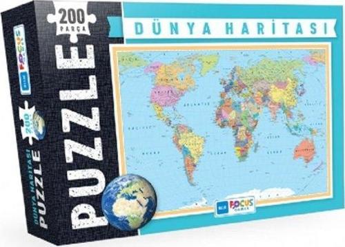 200 Parça Dünya Haritası Puzzle