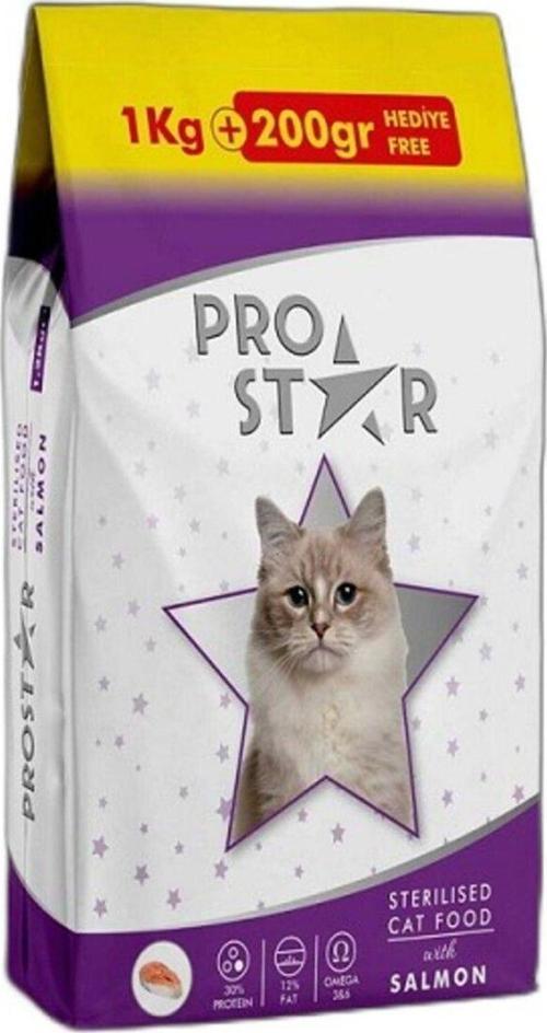 Somon Balıklı Kısır Kedi Maması 1200gr