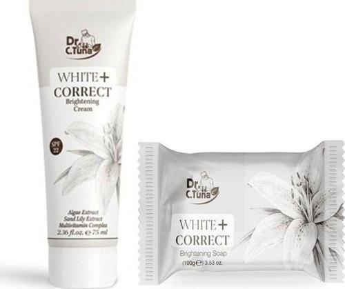 Dr. C. Tuna Yüz Beyazlatıcı Aydınlatıcı Krem + Sabun Set