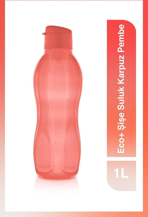 Eco+ Şişe Suluk Kolay Kapak 1l Karpuz Pembe