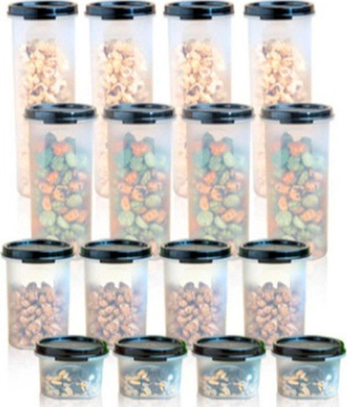 Oval Yuvarlak Siyah 16 Lı Set Esc