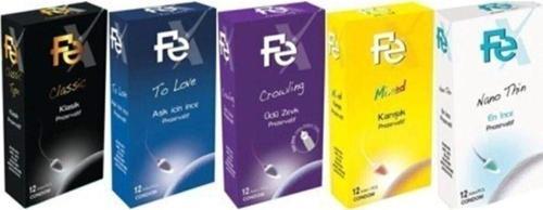 Prezervatif Tüm Çeşitler 5 Çeşit Set