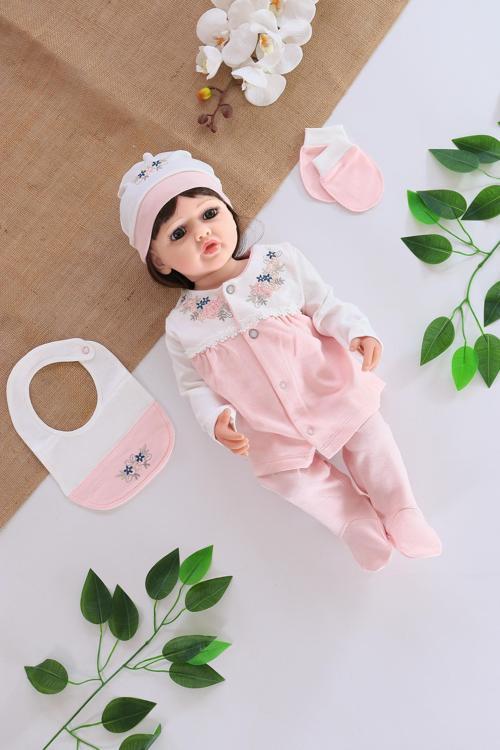 Kız Bebek Somon Hastane Çıkışı STL4684