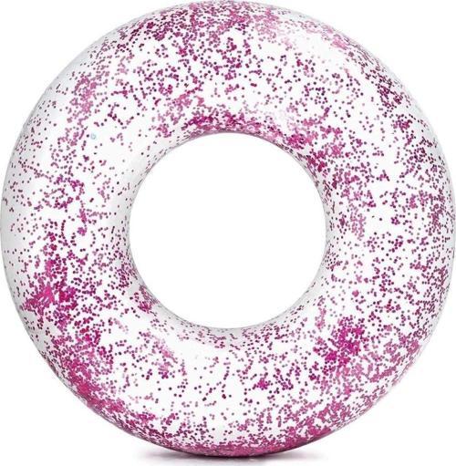 Glitter Tube Şeffaf Havuz Deniz Yüzme Simidi 1.07 cm