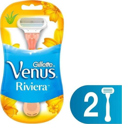 Gillette Venüs Riviera Kullan At Kadın Tıraş Bıçağı 2'Li 7702018016808