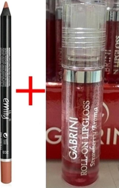 Emıly Dudak Kalemi No 203 + Gabrini Lpgloss Dudak Parlatıcısı Eylül Kozmetik