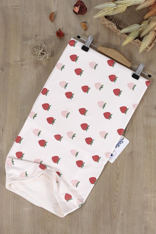 Kız Erkek Bebek Çift Katlı Natural Penye Battaniye STL6616